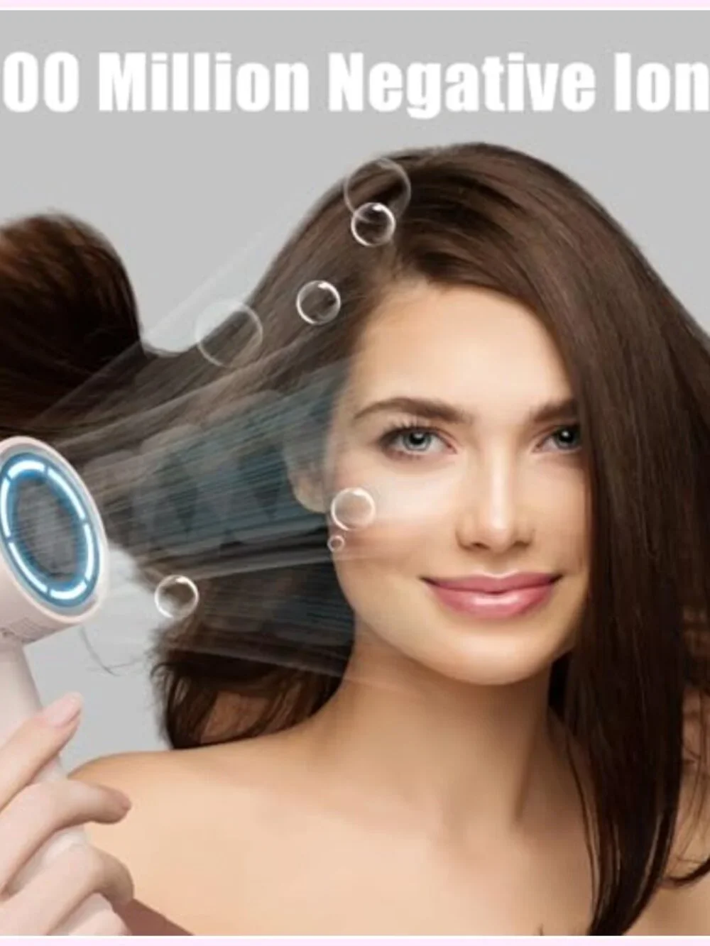 110,000 RPM Professional Hair Dryer - 0.8lb Lightweight, AI Smart-Temp,